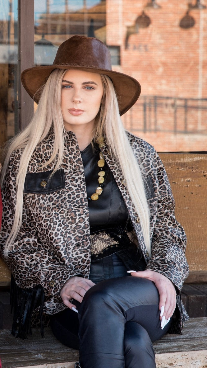 Leopard Print Jacket