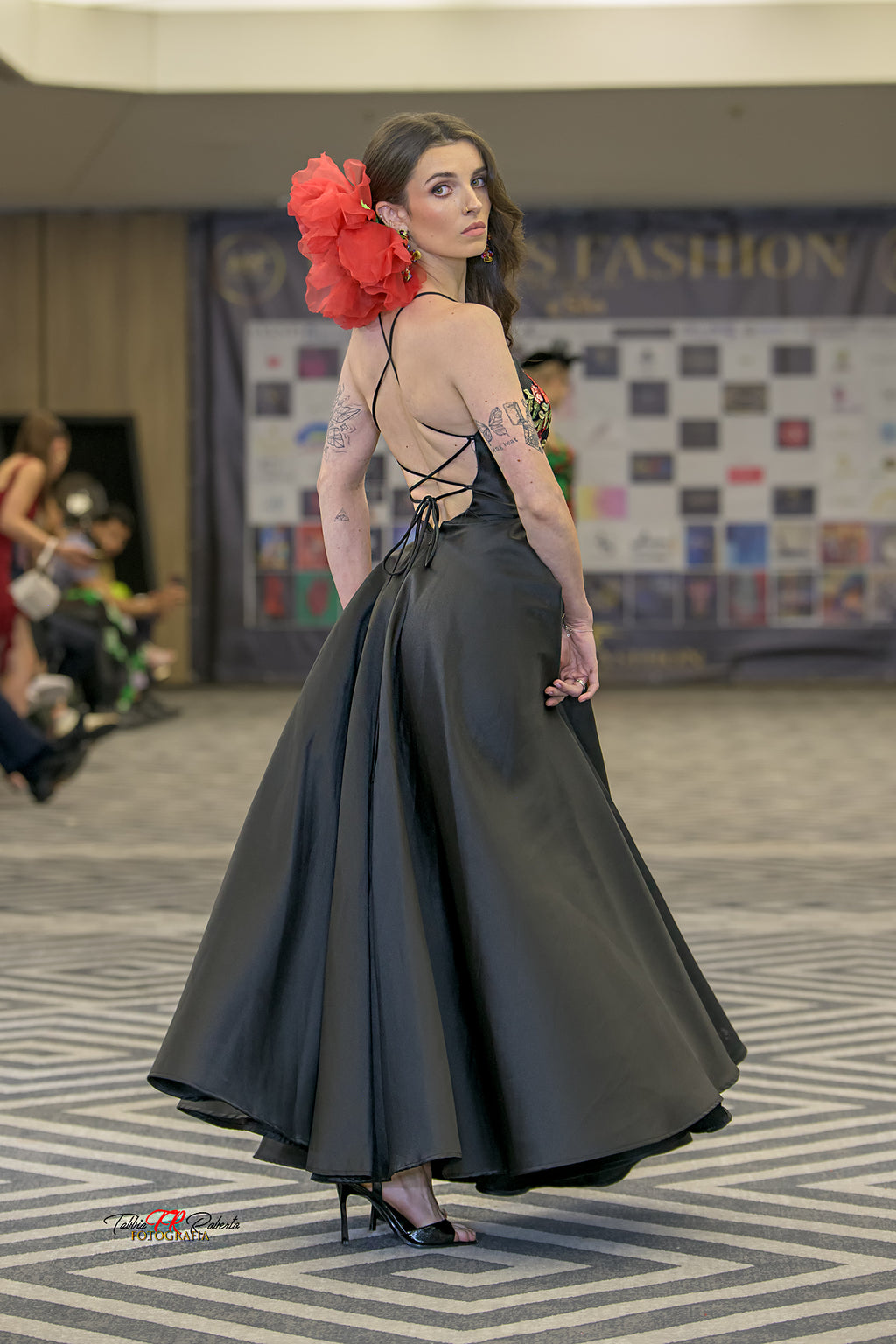 Open-Back Couture Gown