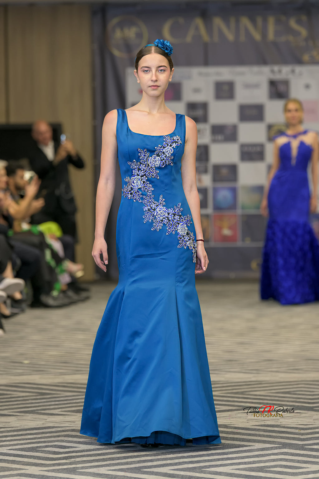 Floral Embroidered Couture Gown