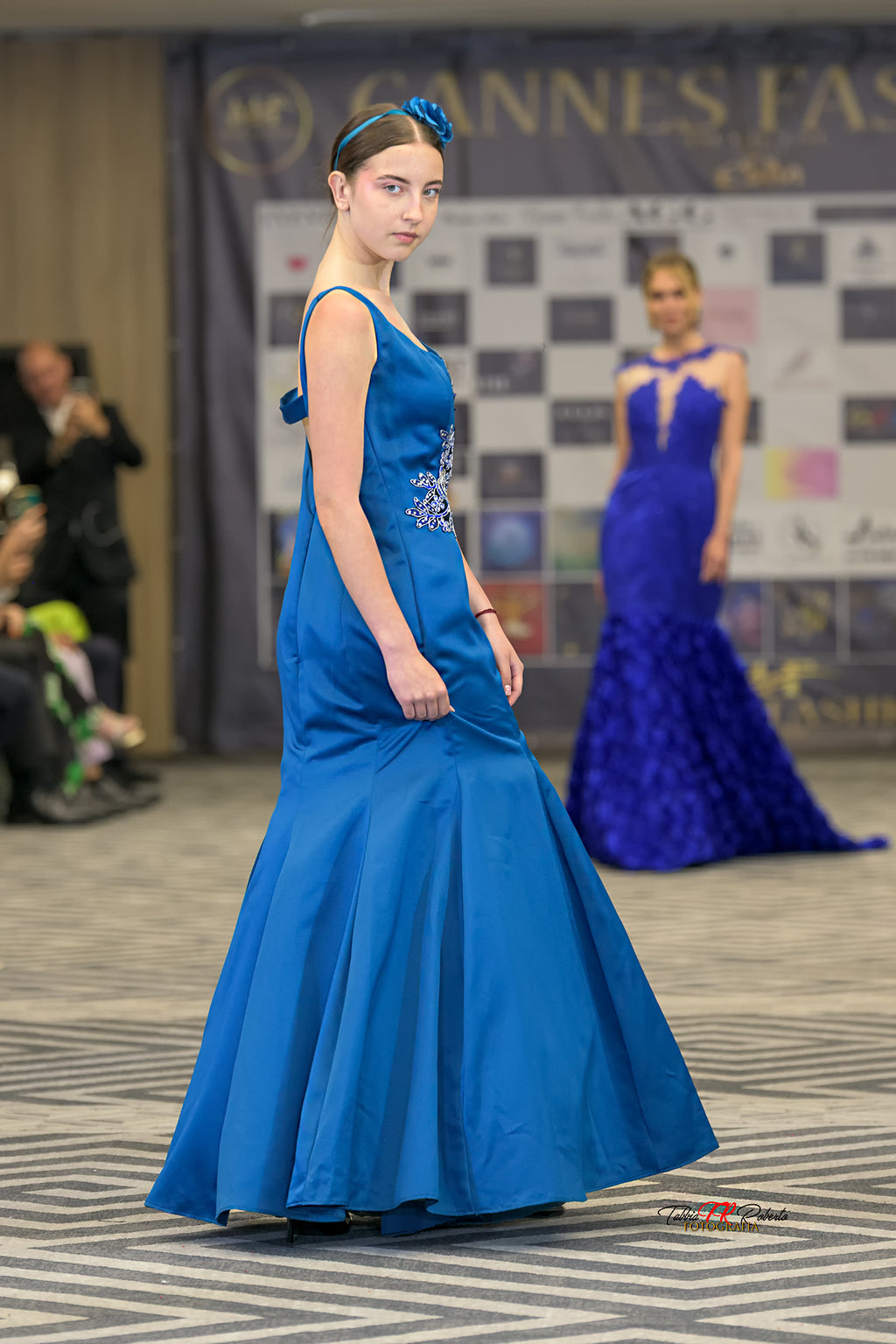 Floral Embroidered Couture Gown