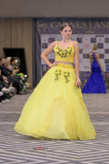 Garden Embroidered Couture Dress