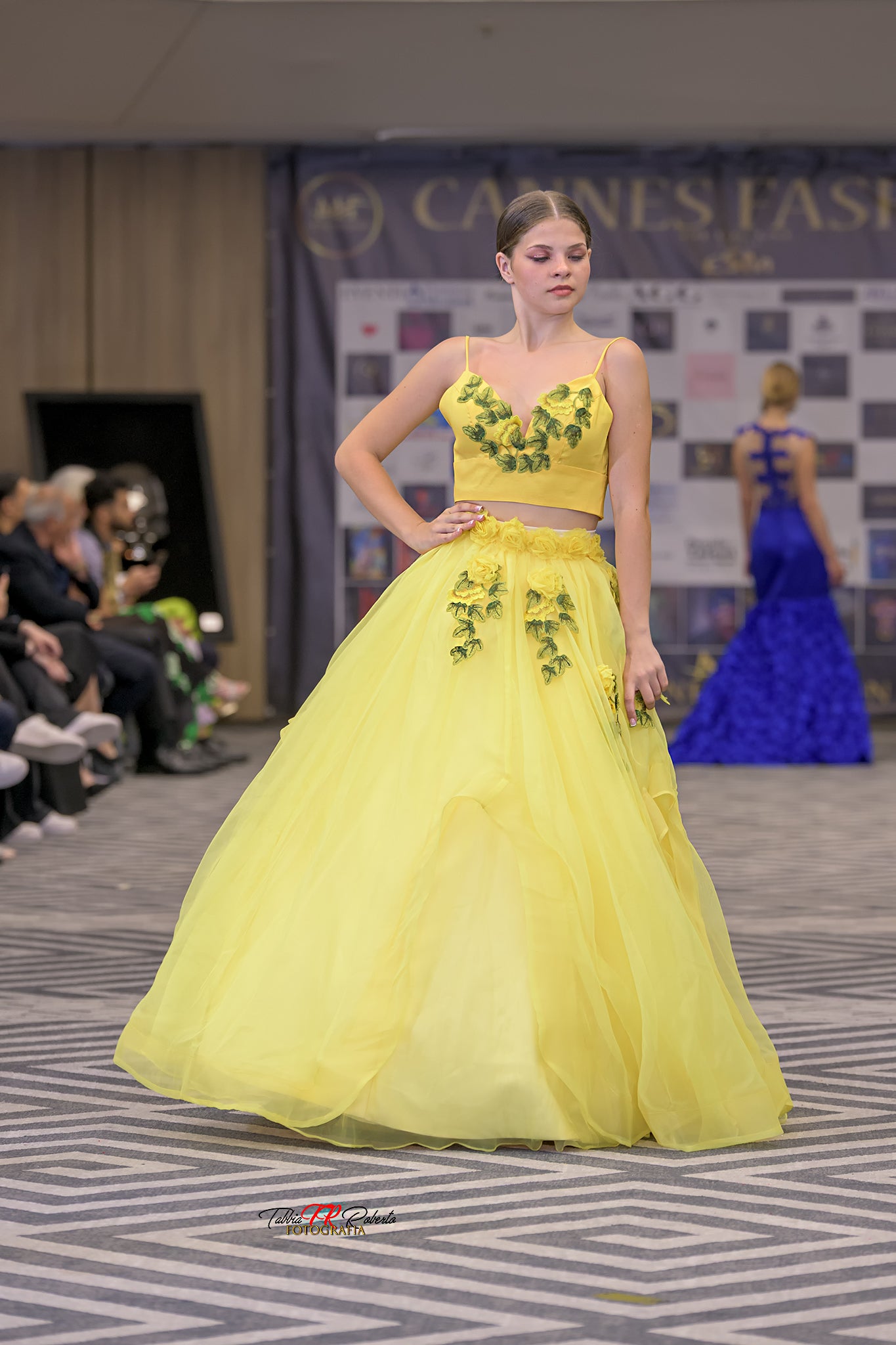 Garden Embroidered Couture Dress