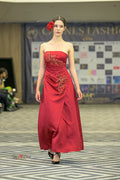 Strapless Silk Couture Dress