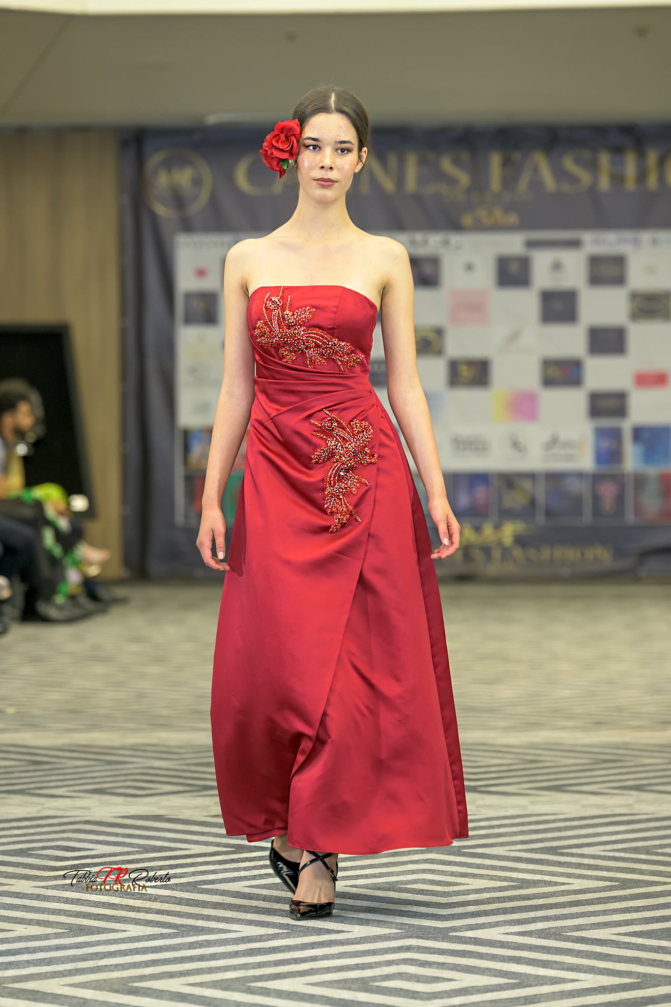Strapless Silk Couture Dress
