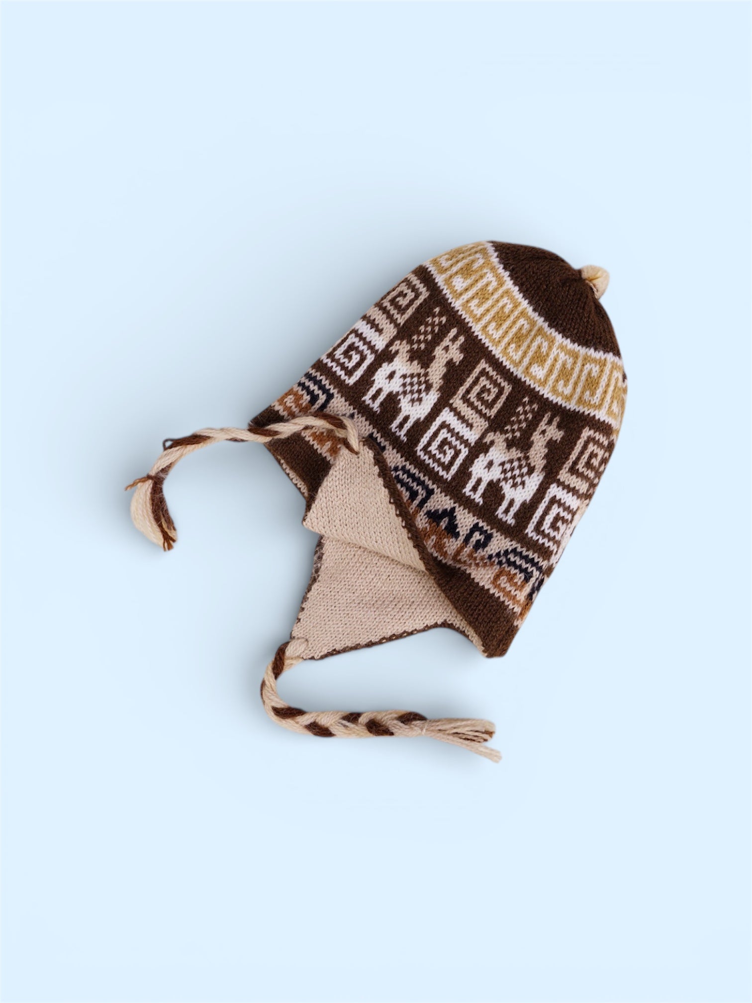 Ethnic Chocolat Alpaca Beanie