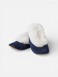 Alpaca Navy Slippers