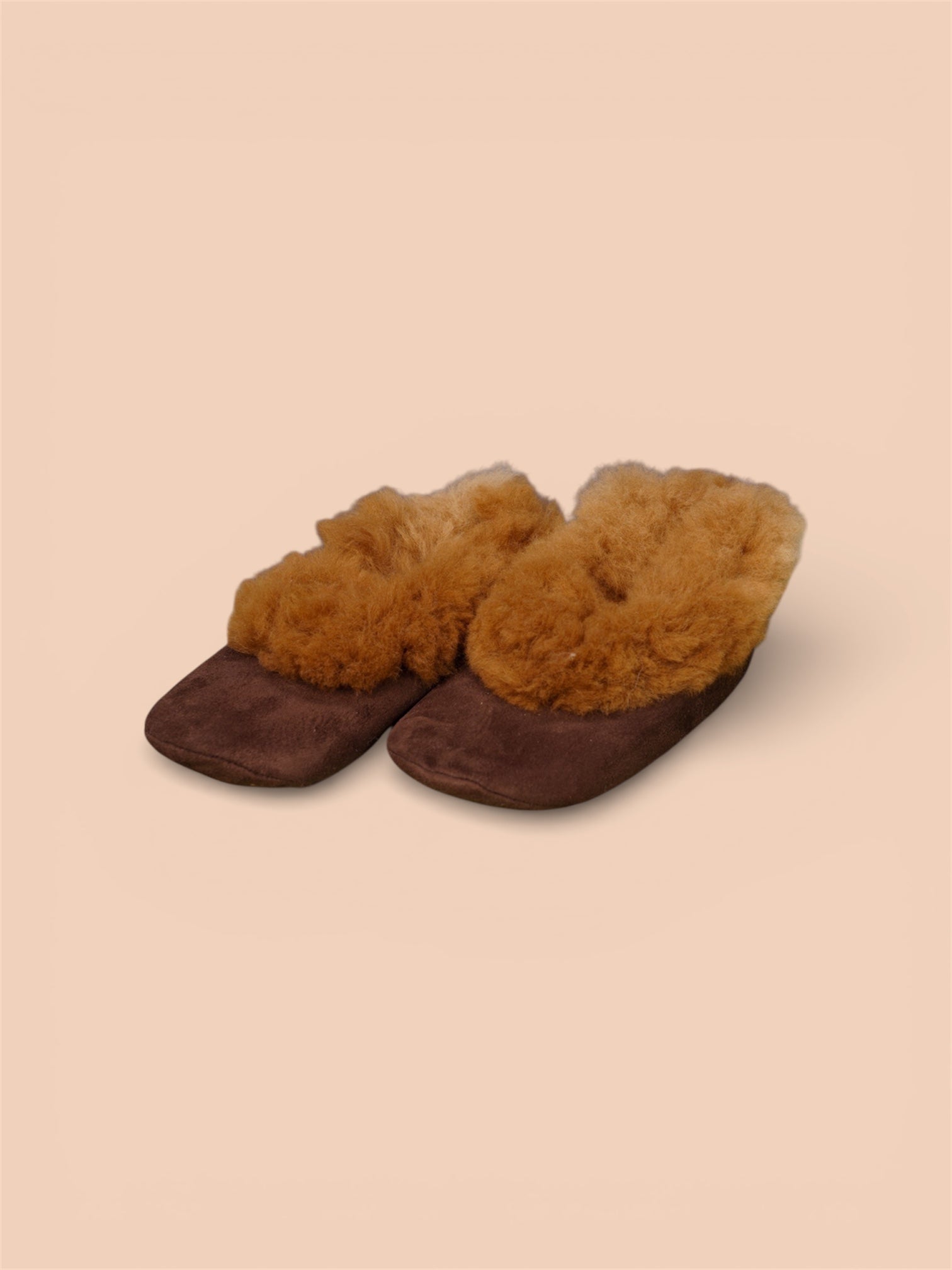 Alpaca Chocolate Slippers