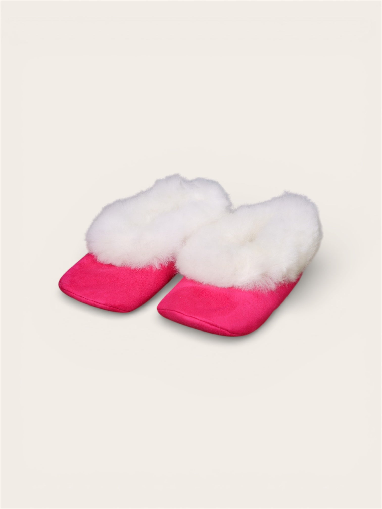 Alpaca Deep Pink Slippers