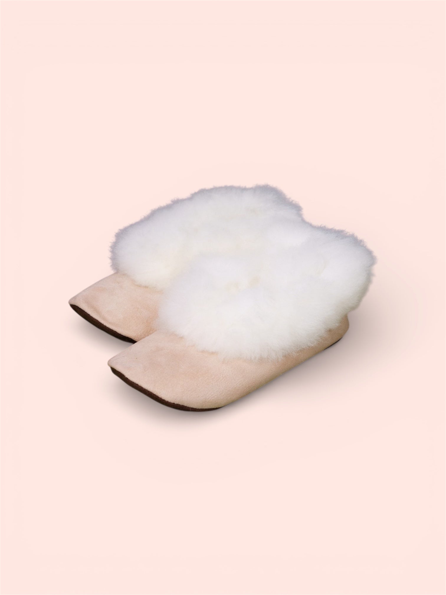 Alpaca Light Pink Slippers