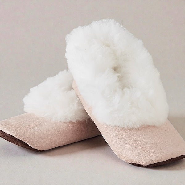 Alpaca Light Pink Slippers