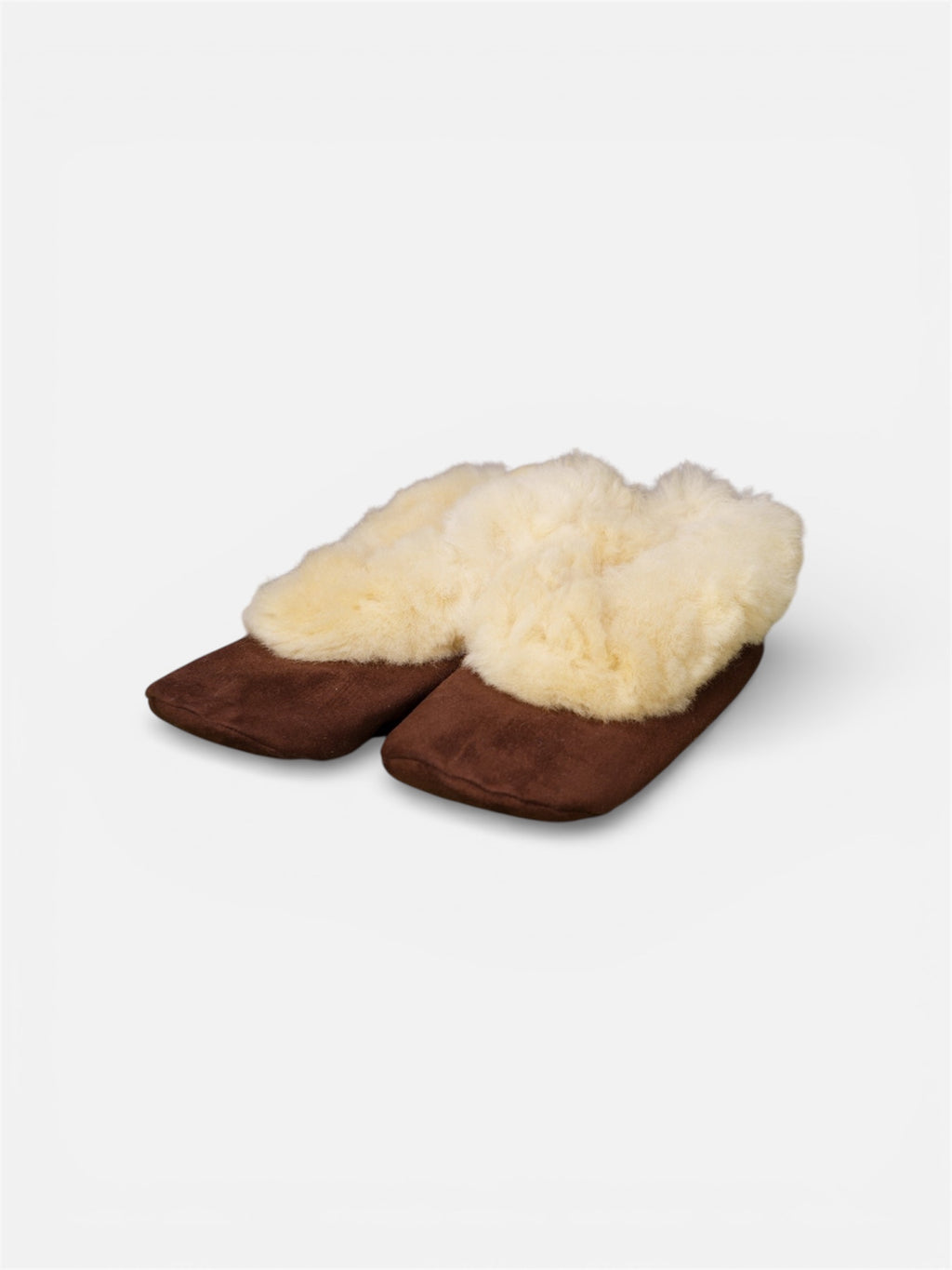 Alpaca Brown Slippers