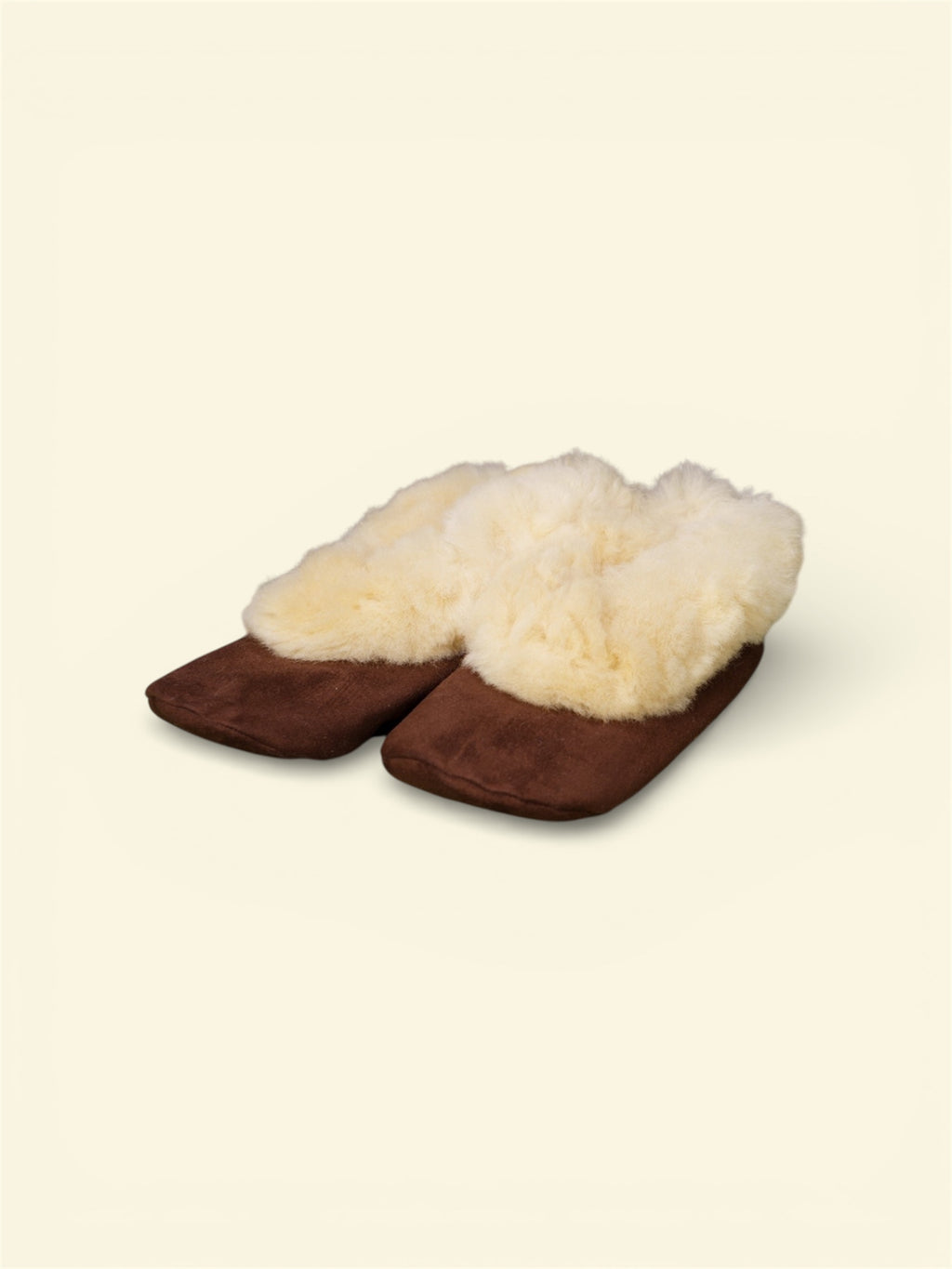 Alpaca Brown Slippers