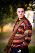 Alpaca Cardigan Textured Knit