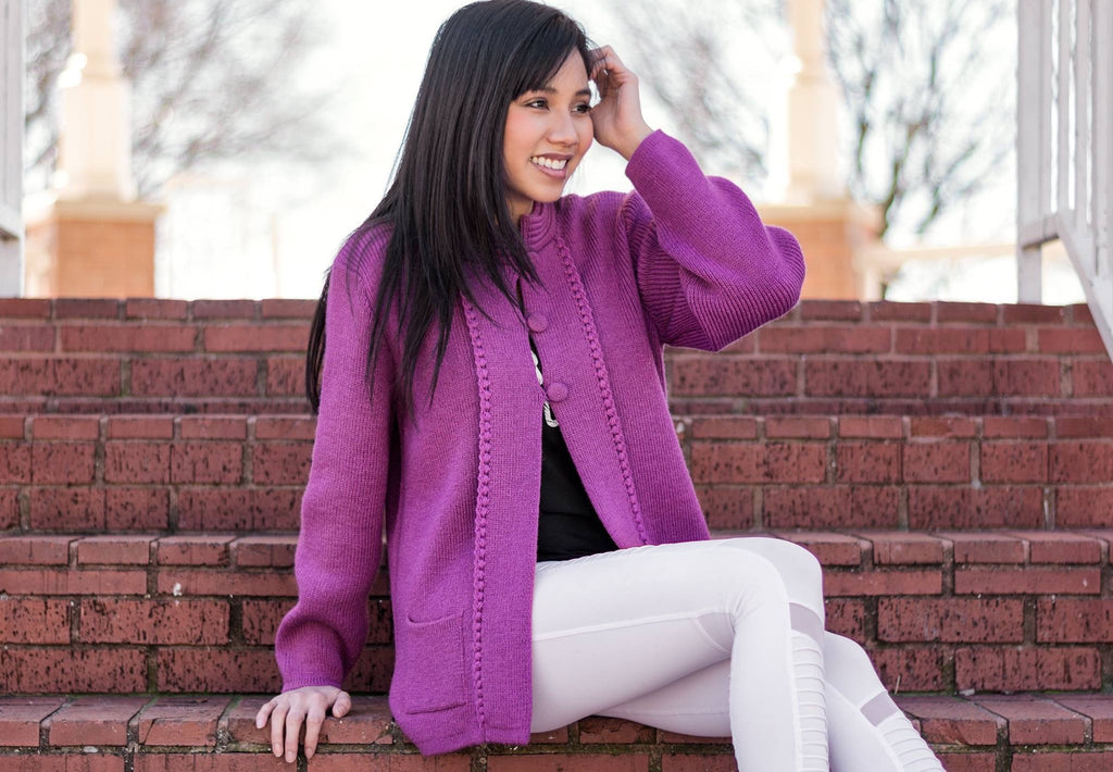 Alpaca Sweater Safari Cardigan