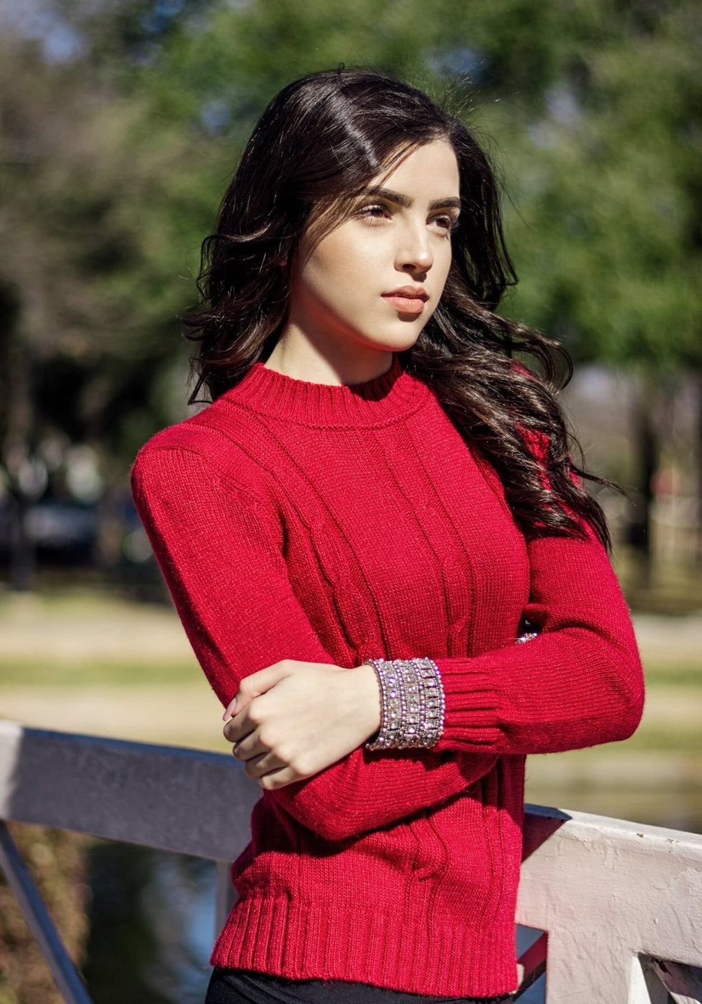 Alpaca Sweater Cable Pullover