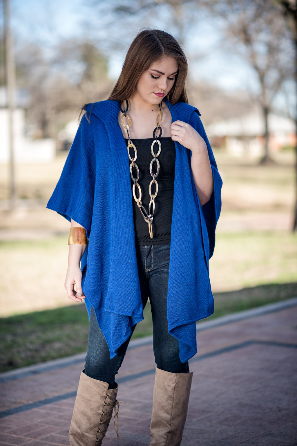 Alpaca Cape with Collar