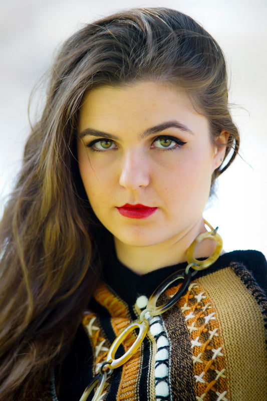 Alpaca Poncho Ethnic Pattern